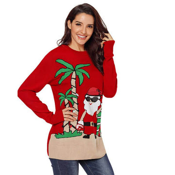 Ugly Christmas Long Sleeve Knit Sweater