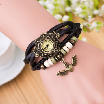 Heart With Wings Multilayer Watch