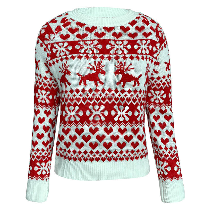 Christmas Reindeer Pullover Ugly Sweater