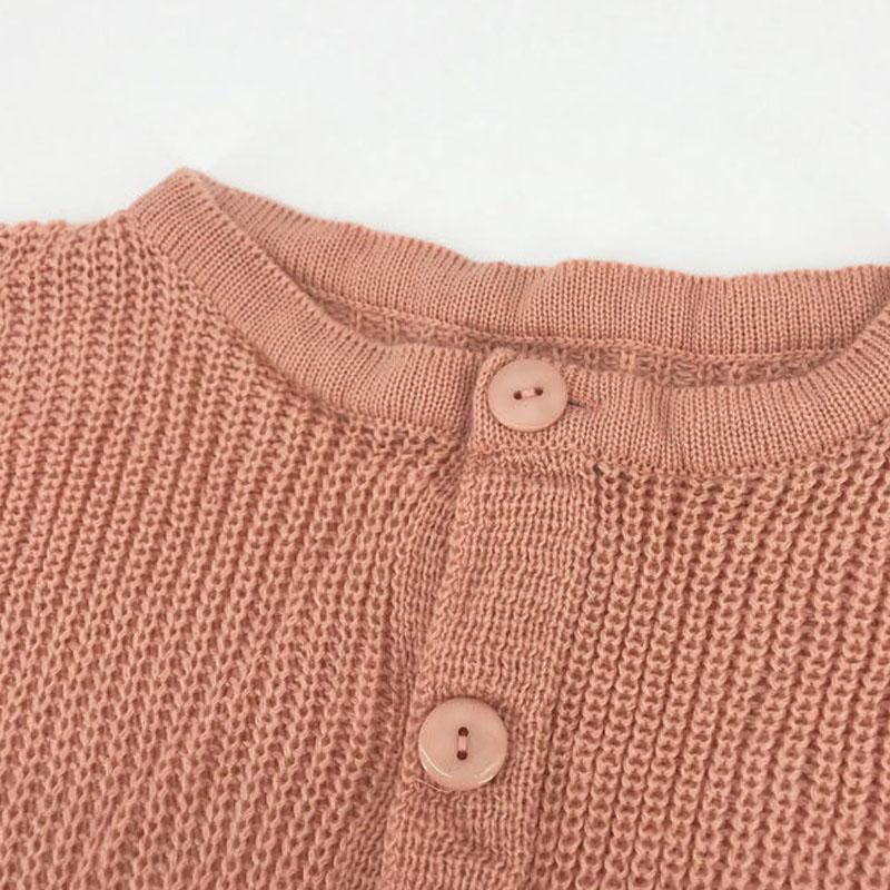Knit Button Up Oversized Sweater Cardigan