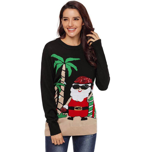 Ugly Christmas Long Sleeve Knit Sweater